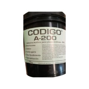 Adhesivo vinílico para pisos de vinilo pvc Codigo A200