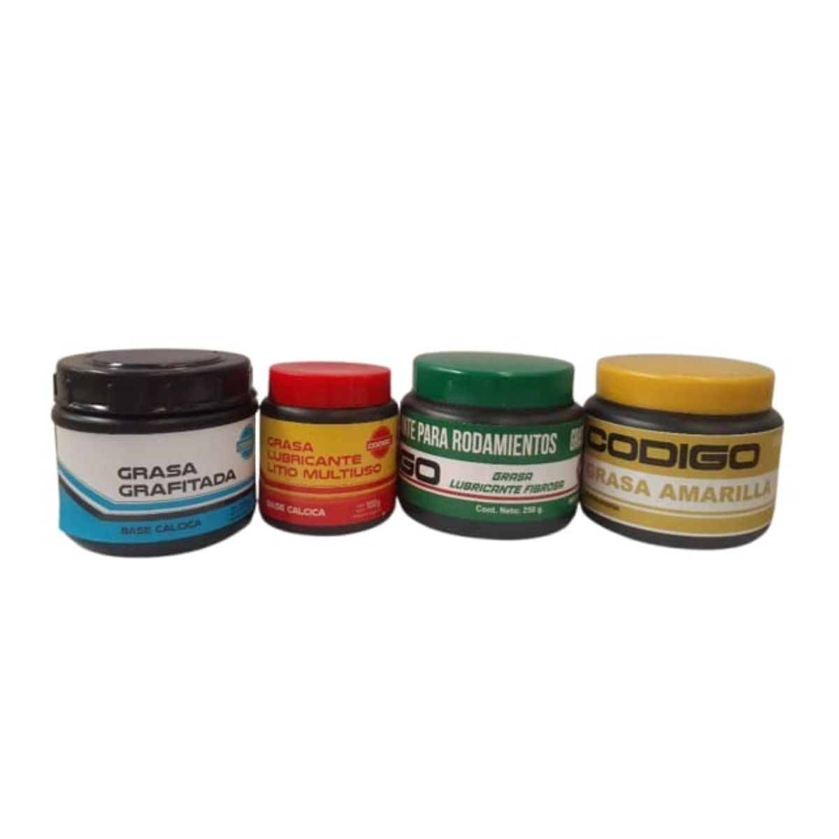 Grasas Lubricantes Litio, Rodamientos, Vaselinada y Grafitada